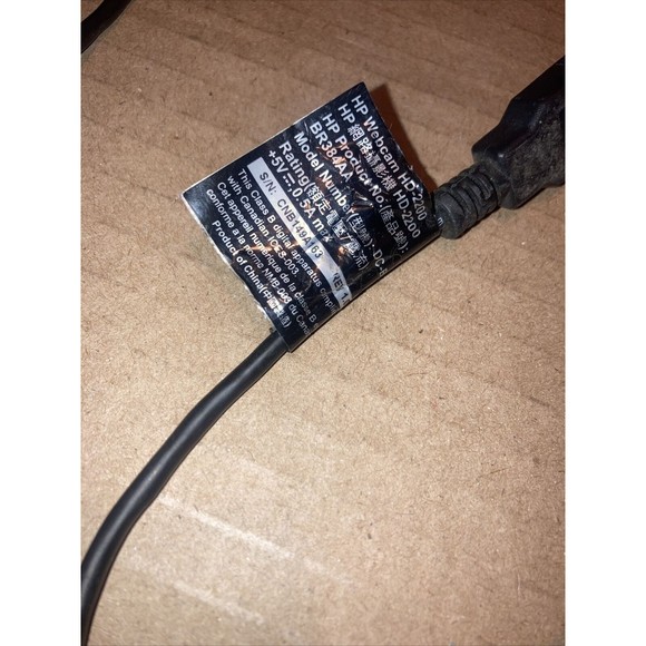 HP Webcam HD-2200 Black & Silver Hp USB 2.0 Tested Working ~Actual Photos Shown~ - Picture 4 of 7